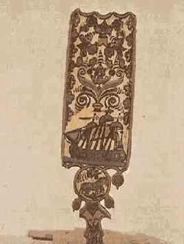 Прялка, пряха и корабль